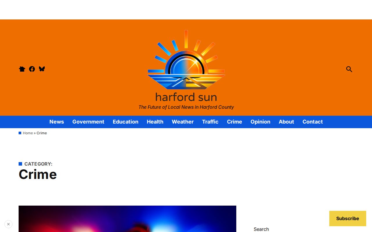 Harford County arrest news and crime record stream