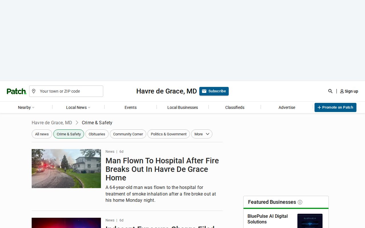 Patch Havre de Grace arrest news source for Harford County booking coverage